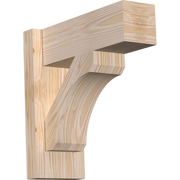 Ekena Millwork Legacy Block Smooth Outlooker, Douglas Fir, 5 1/2"W x 14"D x 14"H OUT06X14X14LEC05SDF - main